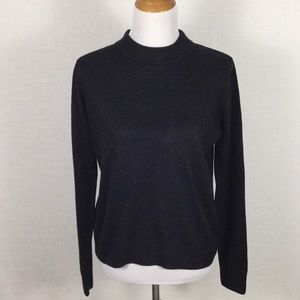Vintage Sag Harbor mock-neck acrylic sweater